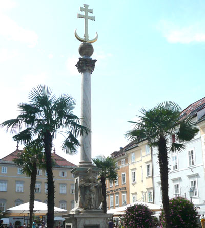 Pestsäule am Alten Platz in Klagenfurt